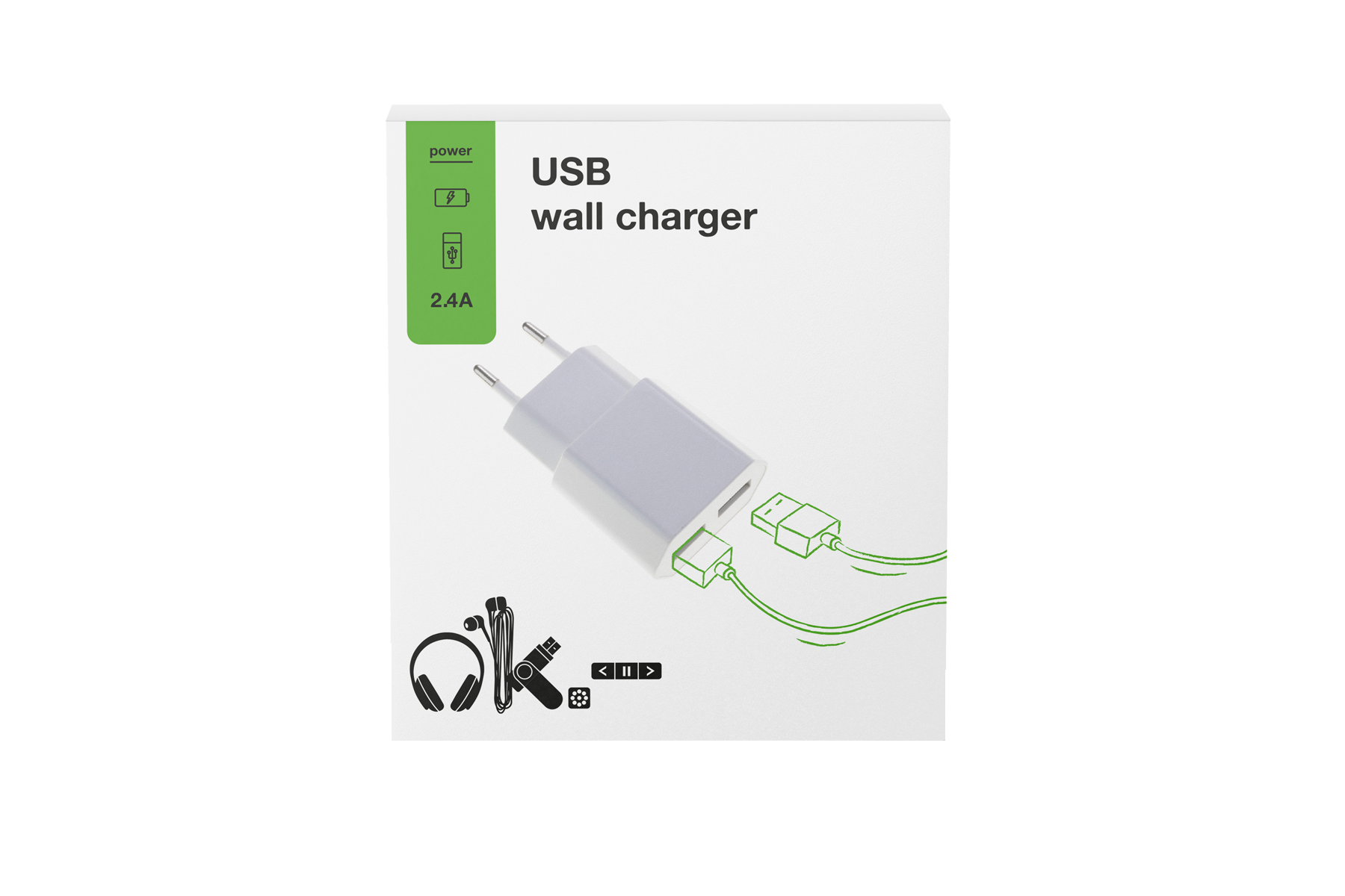 USB wall charger